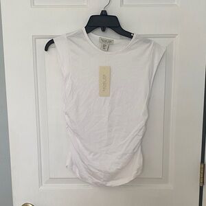 Rachel Zoe Classic White Muscle Tee